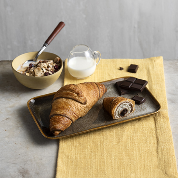 Croissant bicolore al cacao