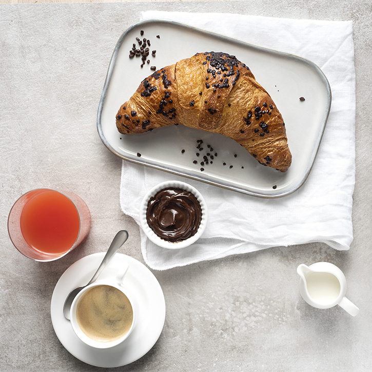 Gran croissant al cioccolato